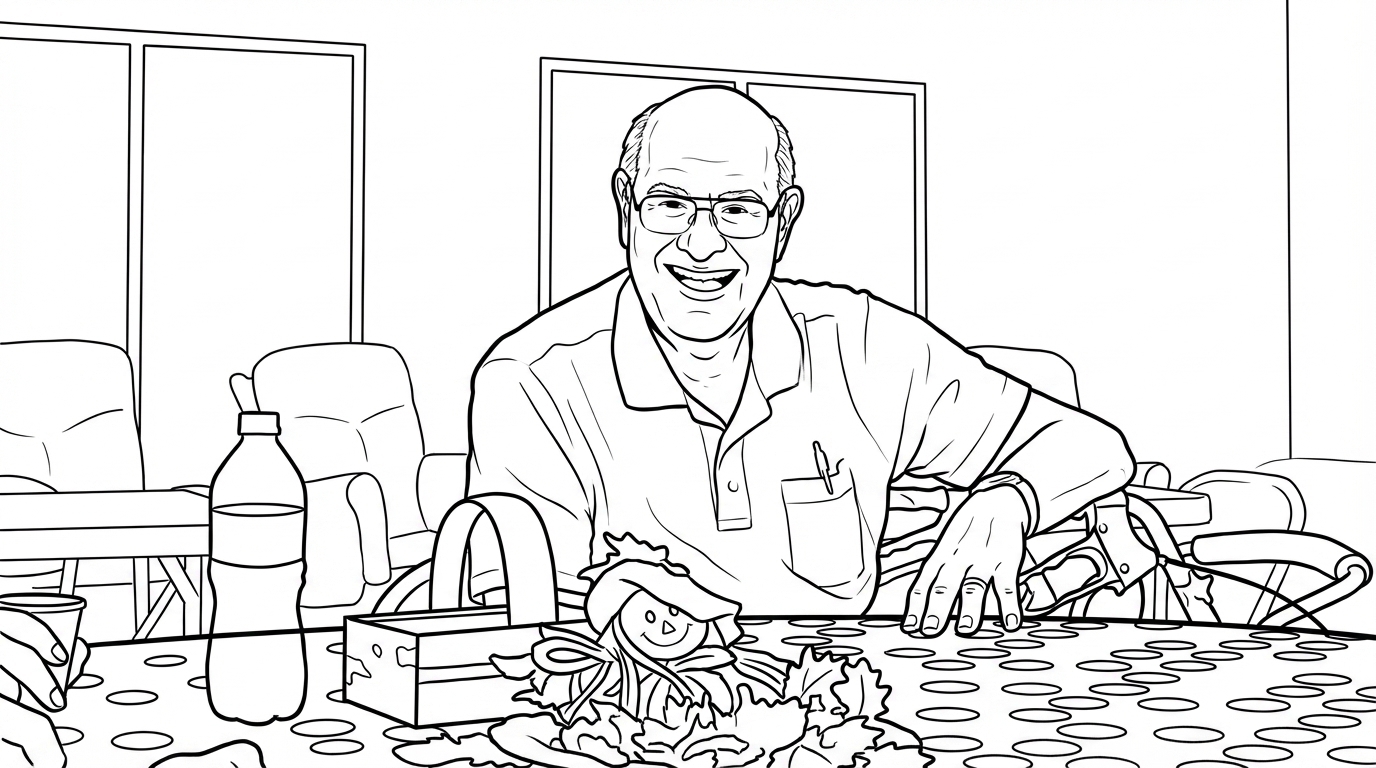 Coloring page output